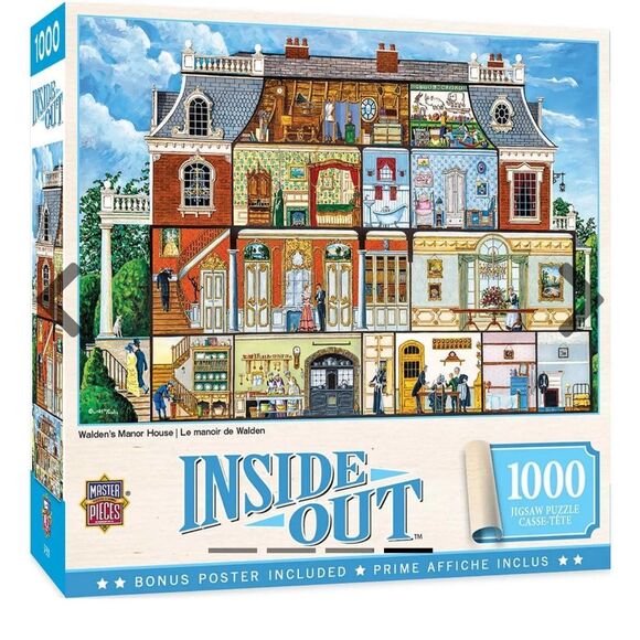 Jigsaw Puzzle Manor House 1000 Pieces - Picture 4 of 10